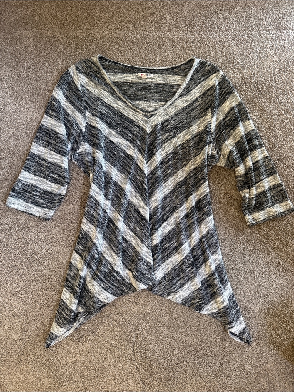 Chevron Flowy Top
